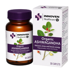 Innoven Organic Ashwagandha Capsules – Natural Stress Relief & Vitality Booster