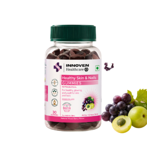 INNOVEN Skin & Nail Gummies – Nutritional Support for Clear Skin & Strong Nails