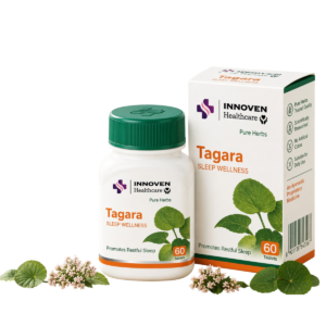 INNOVEN Tagara Sleep Wellness – Herbal Supplement for Better Sleep & Relaxation
