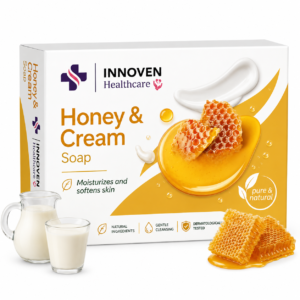 Innoven Honey & Cream Soap Moisturizes and soften skin