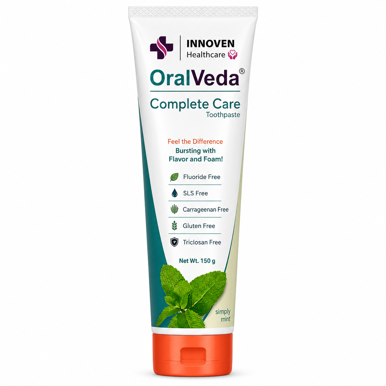 Innoven OralVeda Complete Care Toothpaste - Simply Mint